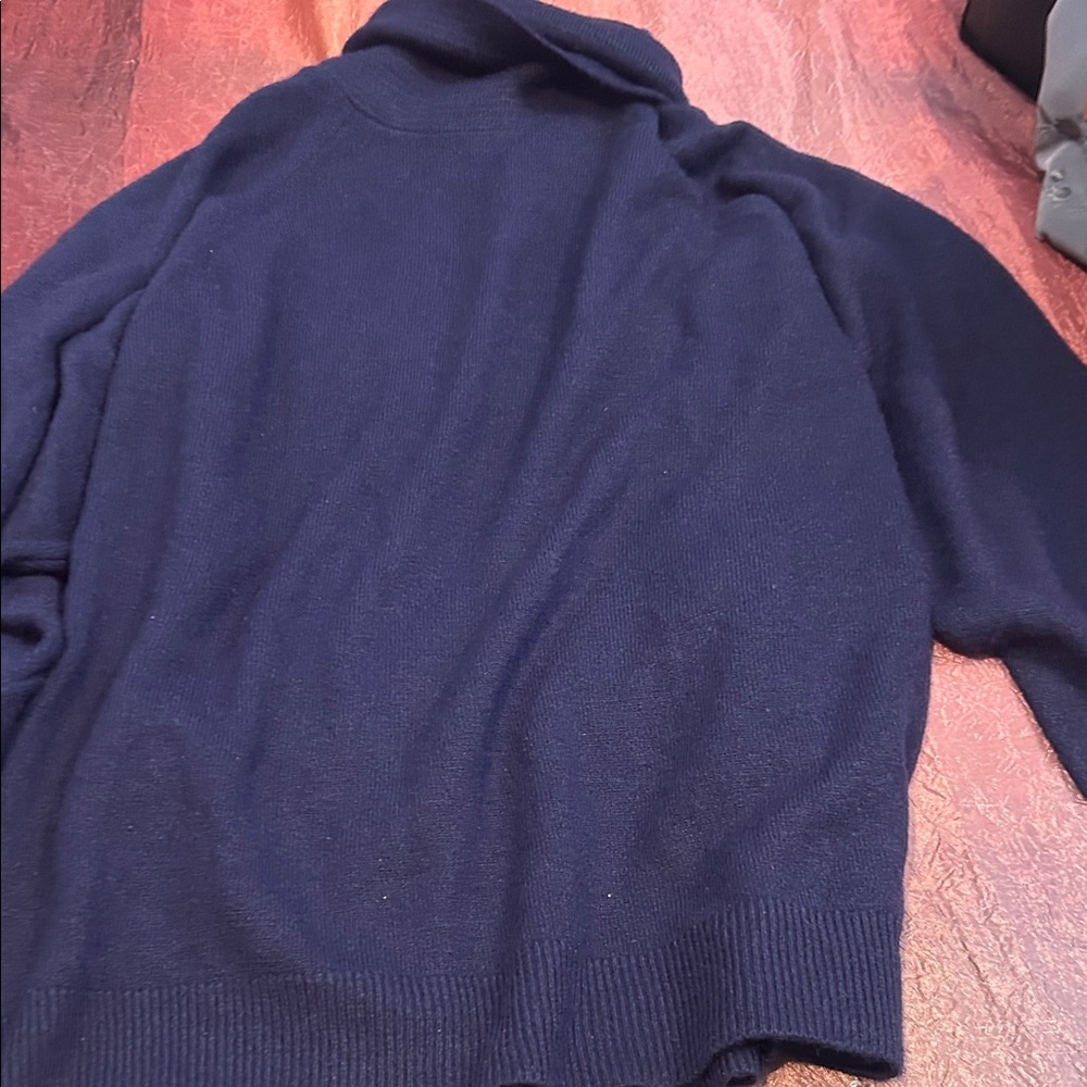 Designers‎ Originals Women's Navy Turtleneck Sweater